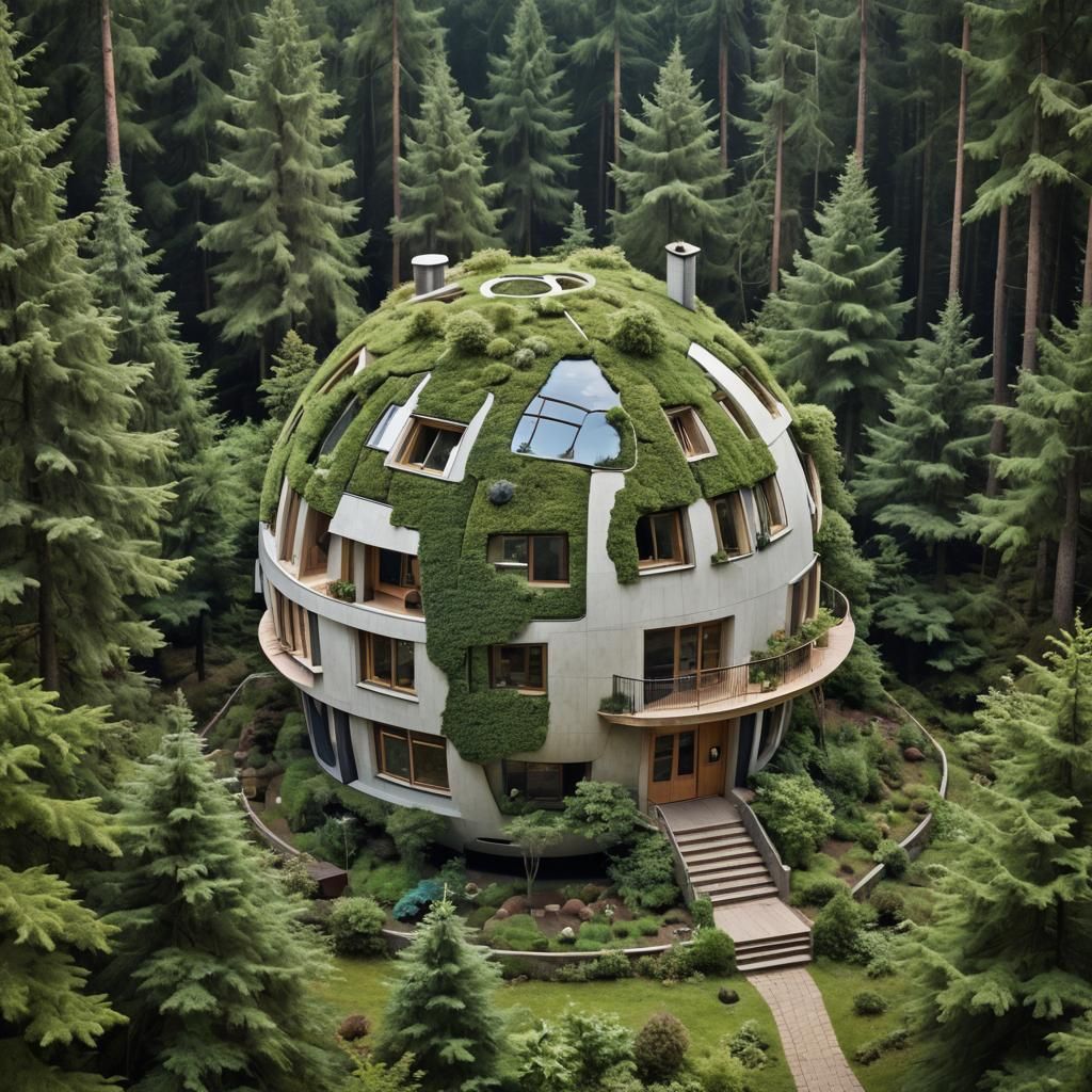 Globe House in Forest
