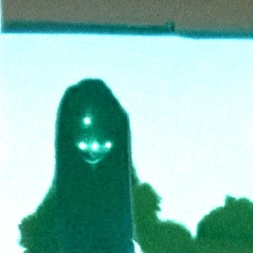 Abstract AI Interpretation: Something Is Behind Me