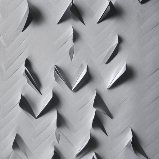 Origami Osprey with Silver Eyes