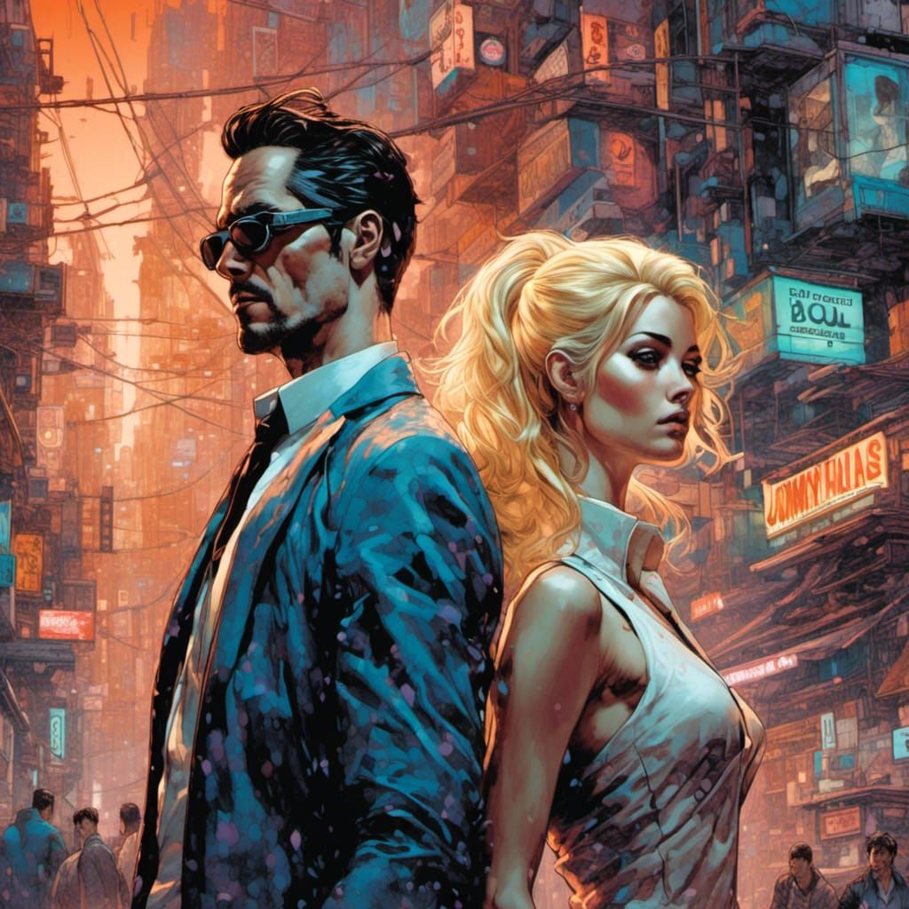 Johnny Mnemonic and Angel