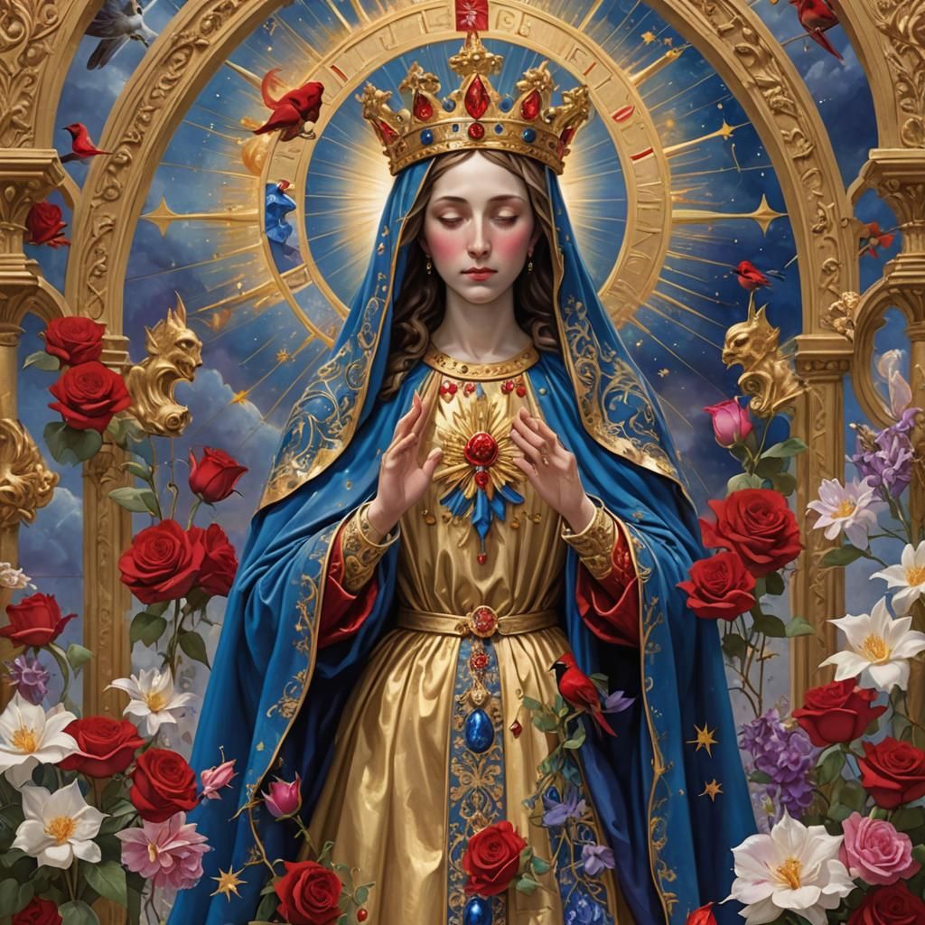 Our Lady of Sorrows at Heaven's Golden Gates