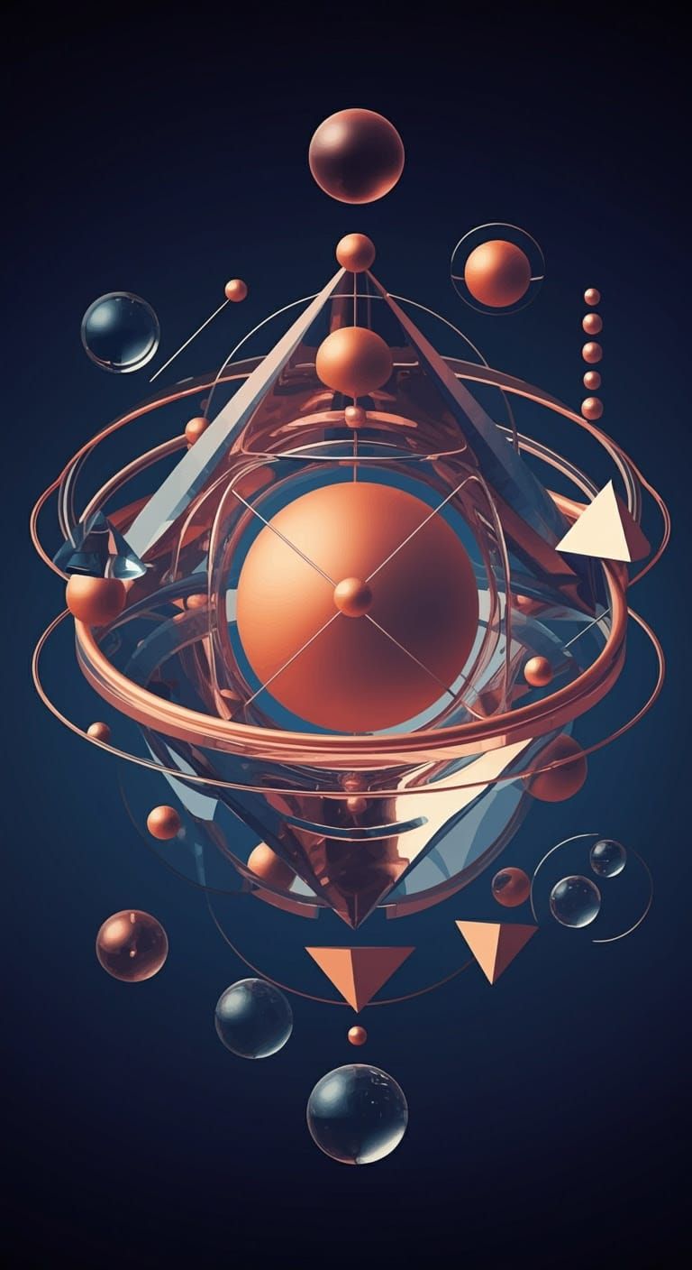 Sacred Geometry Meets Modern Minimalism in a 8D Geometric Ab...