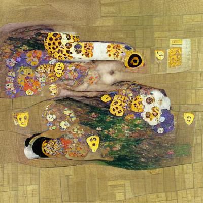 Floral Abundance in Art Nouveau Style