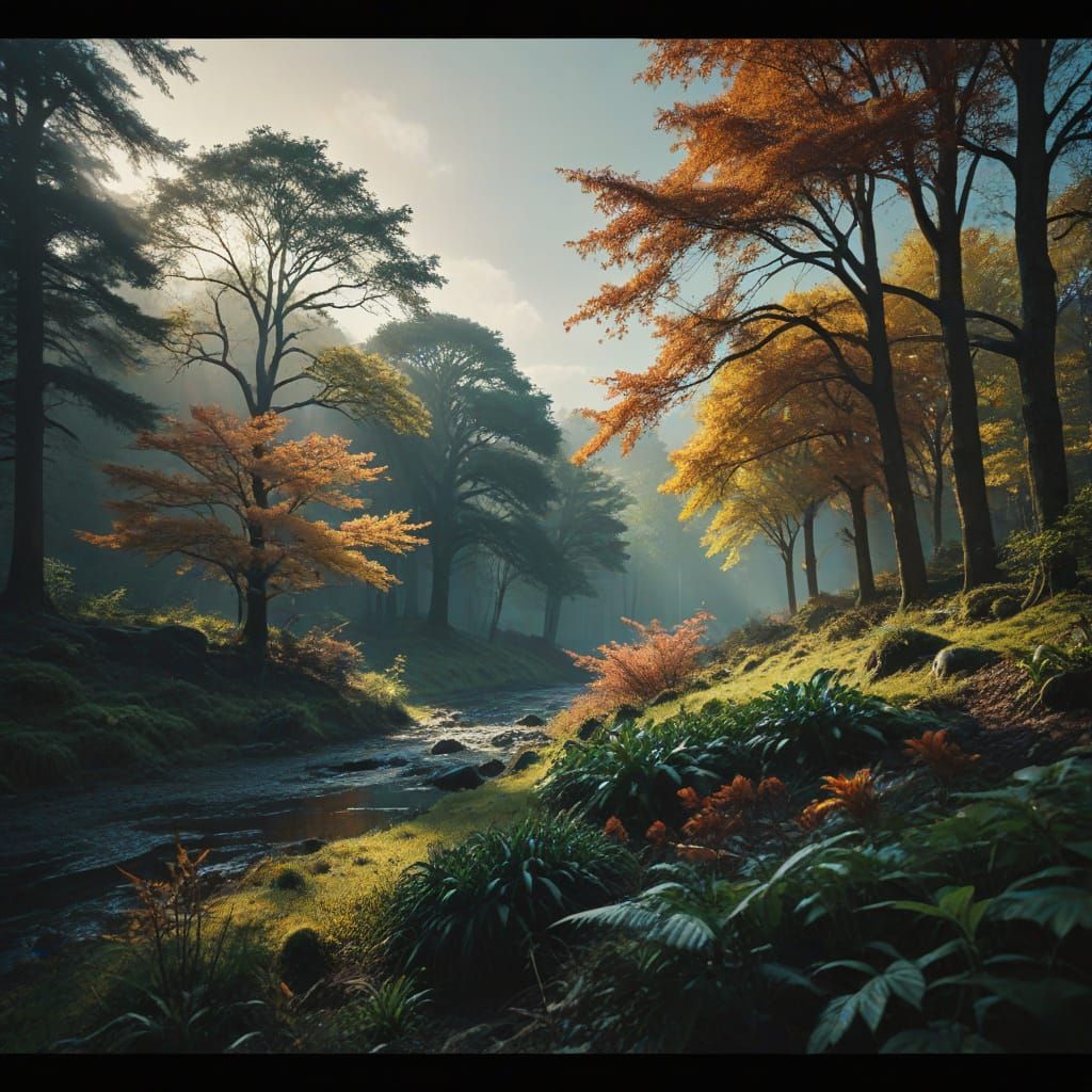 Epic Cinematic Masterpiece of All Four Seasons in One Frame