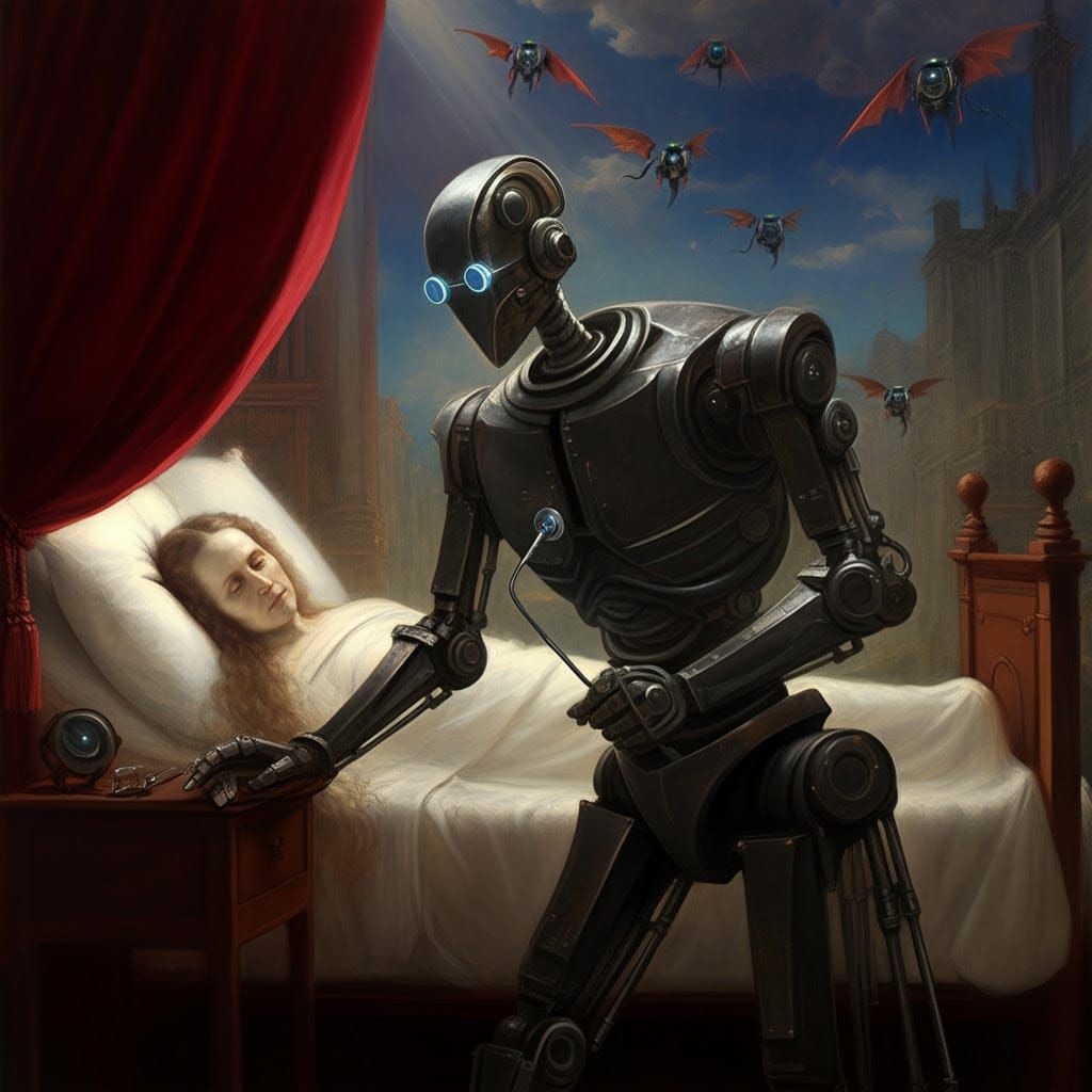 Rembrandt-Inspired Robot Diagnoses a Sick Woman in a Hyperre...