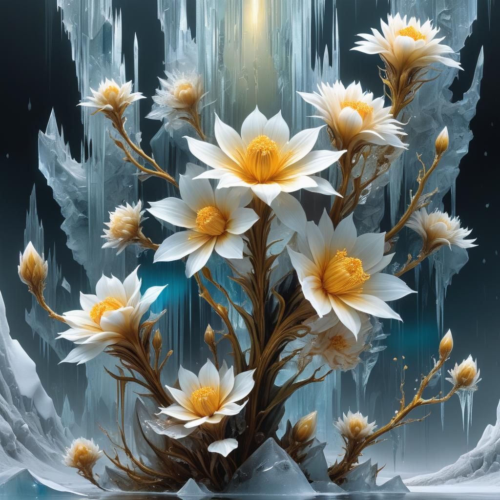 Rare Arctic Cave Unkown Flower