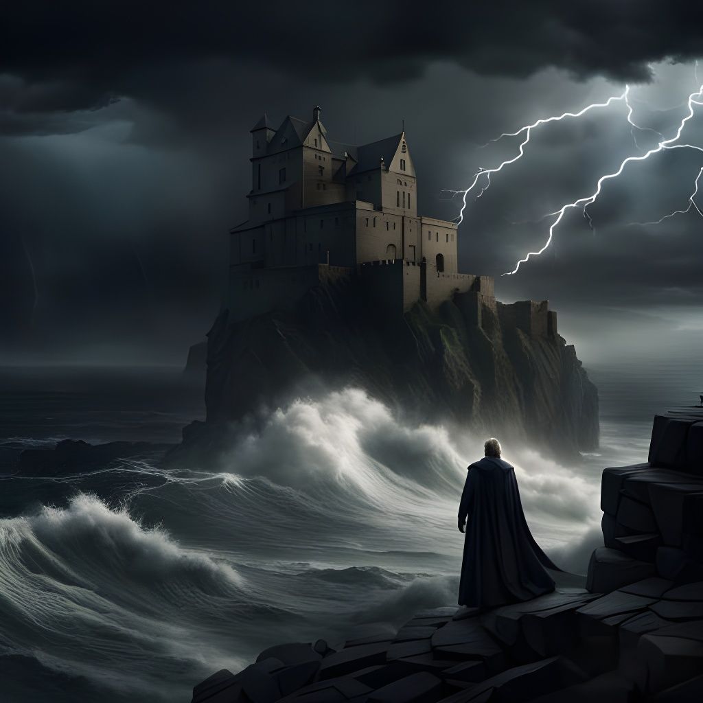 Elsinore_Castle on the edge_of_the sea_cliff:  Hell is empty, And all the devils are here.  – William Shakespeare