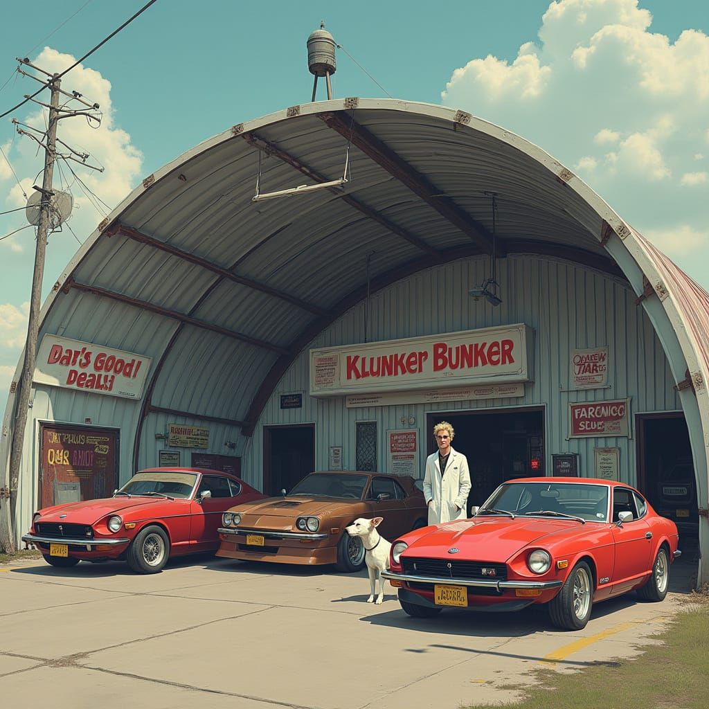 Futuristic Quonset Building Reveals Japanese Car Shop
