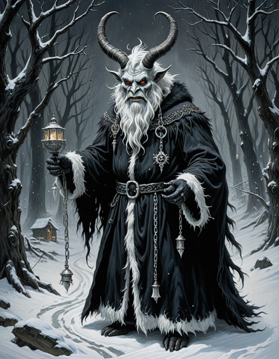 Krampus in Frosty Alpine Terror