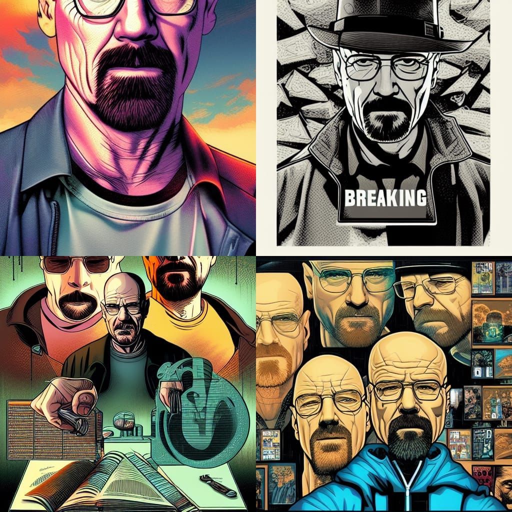 Breaking Bad Comic Book Art by Brooks and Mumford