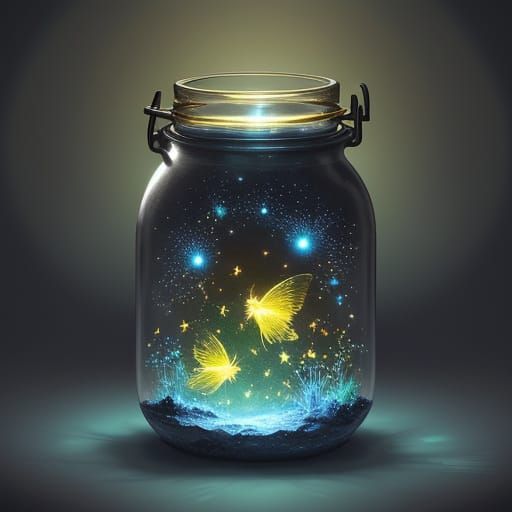 Fireflies in a Jar Concept Art
