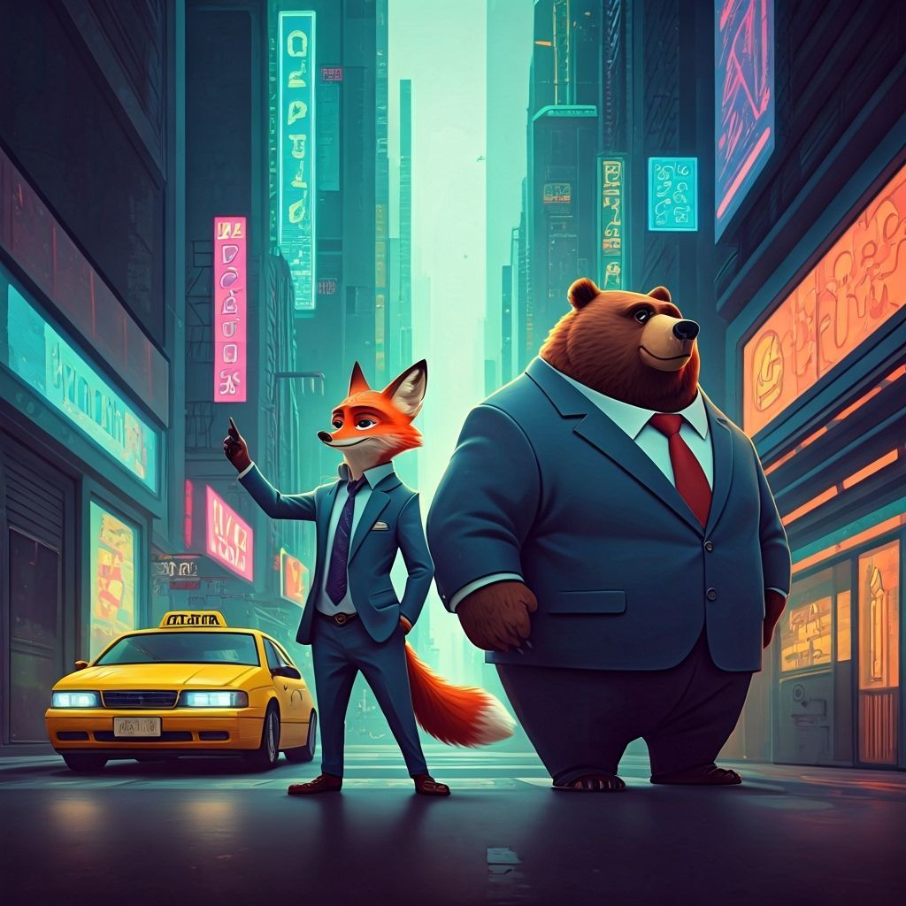 Cyberpunk Zootopia: Business in the Future City