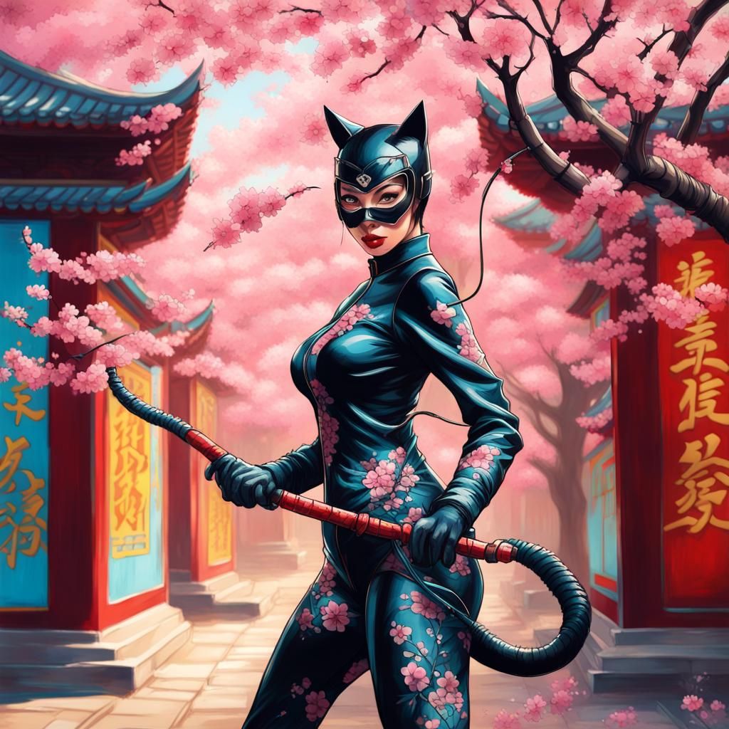 Chinese-style catwoman
