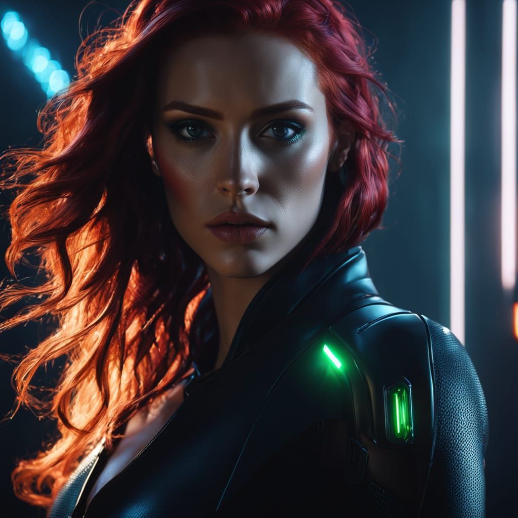 Ethereal Replicant in Moody Wetsuit