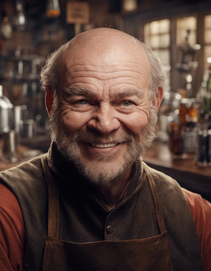 Smiling Tavern Keeper Portrait