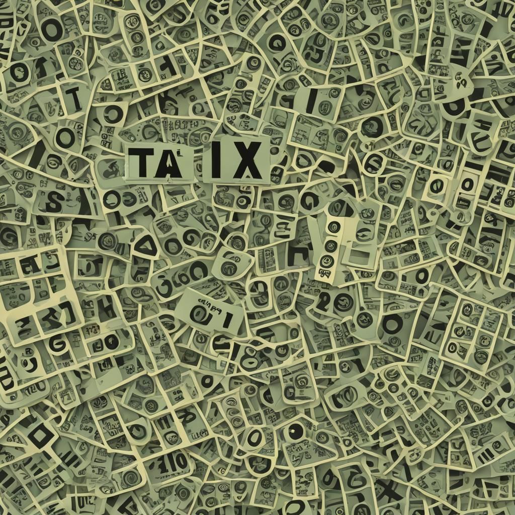 AI Generated Image of Tax Concept