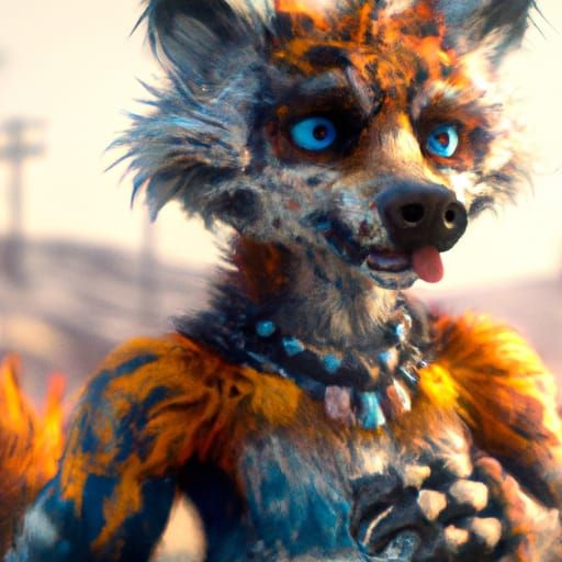 Anthropomorphic Animals in Detailed Matte Painting Style