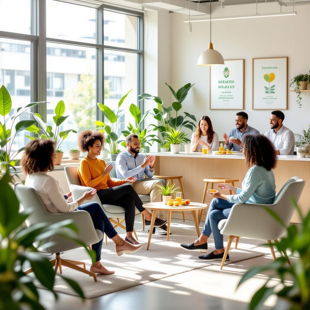 Sunlit Office Balances Productivity and Well-being