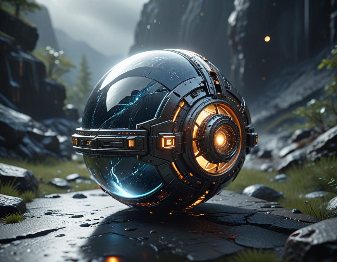 Elven Compass with Moonstone Reflecting Cosmos