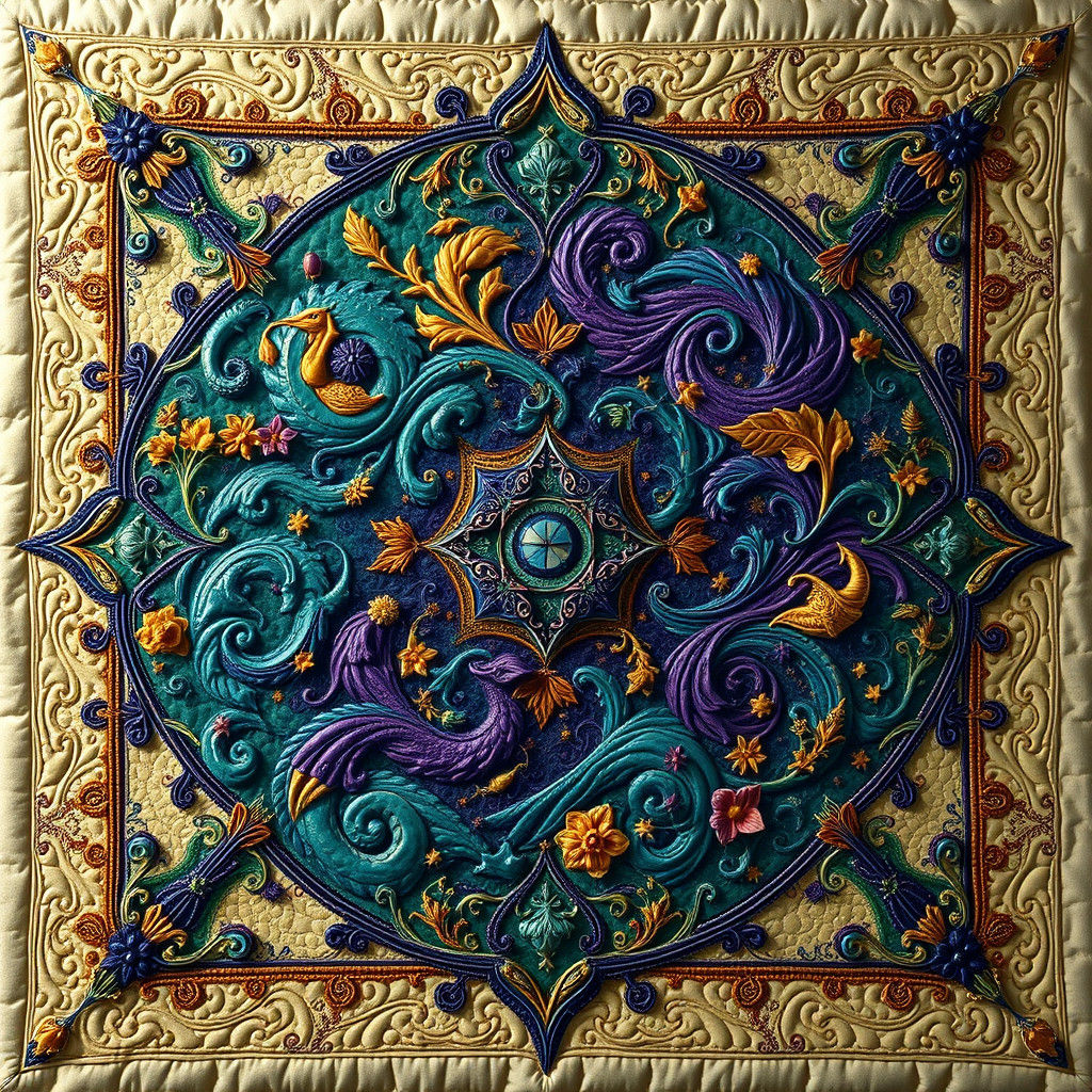 Intricate Quilt Inspired by Castelo Branco Quilts