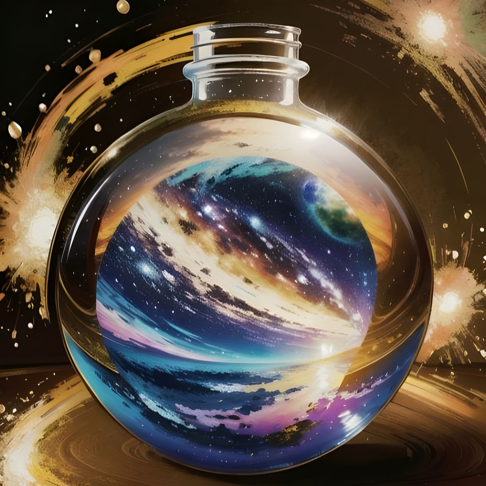 World in a Bottle: A Digital Artscape