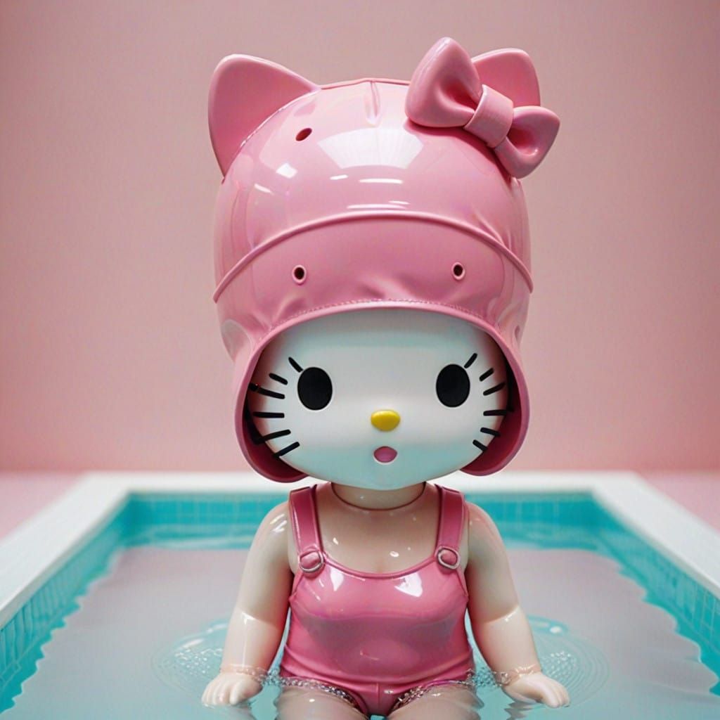 Hello Kitty Ready for a Fun Day at the Beach