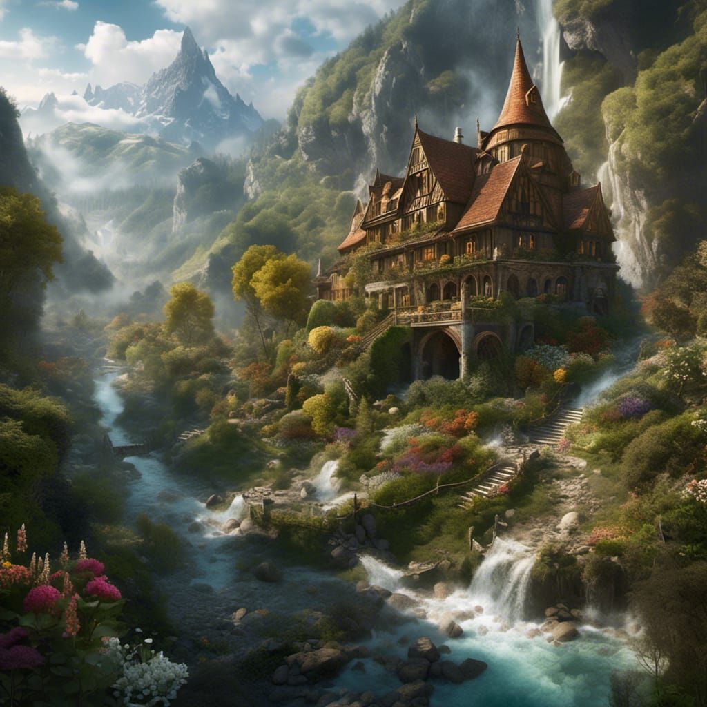Rivendell: The Last Homely House in Fantasy Landscape