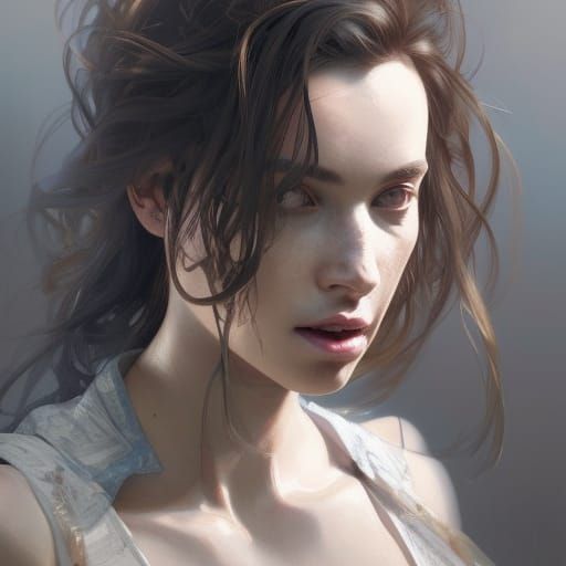 Hyperdetailed Portrait with Dynamic Lighting