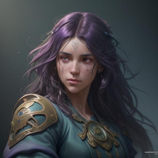 Blonde Warrior Leads Orcs Against Elves in Epic Battle