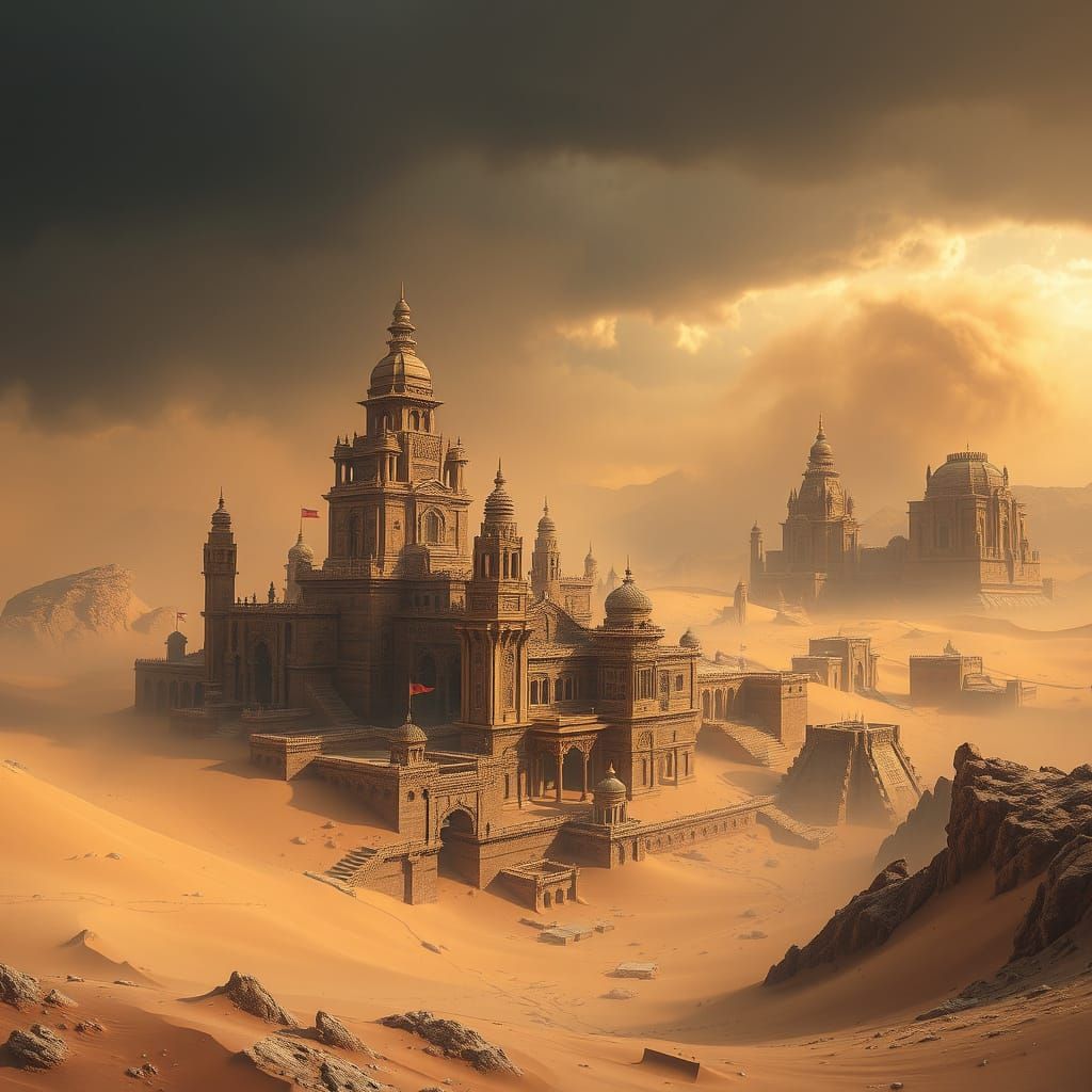 Lost Desert City Revealed by Colossal Sandstorm