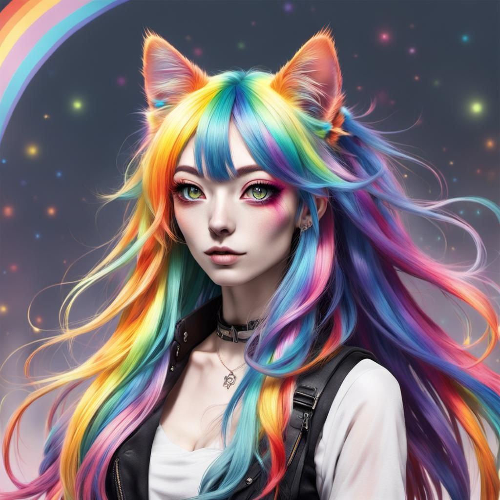 Rainbow Lyran Human Hybrid