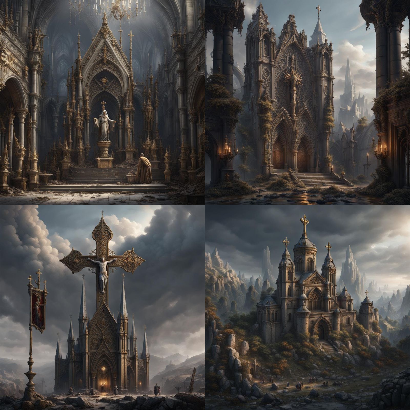 Saint Nicholas, Donkey and Père Fouettard: Fantasy Art