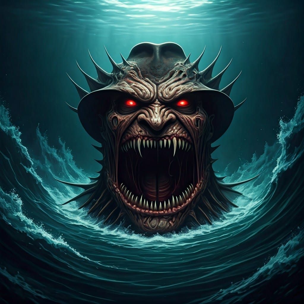 Gargantuan Sea Monster Unleashes Terror from Dreamworld Dept...