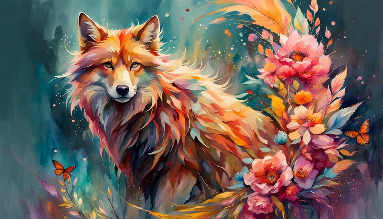 Coyote and Butterfly I