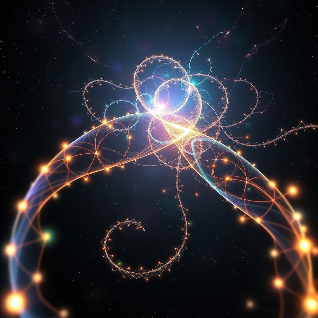 Quantum Entanglement: Fractal Patterns in Cosmic Space