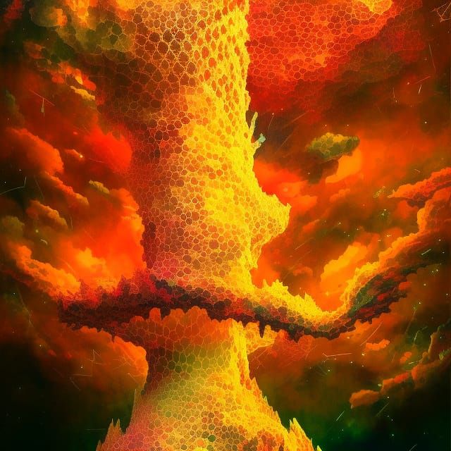 Nebula Treehouse in Fractal Clockpunk Style