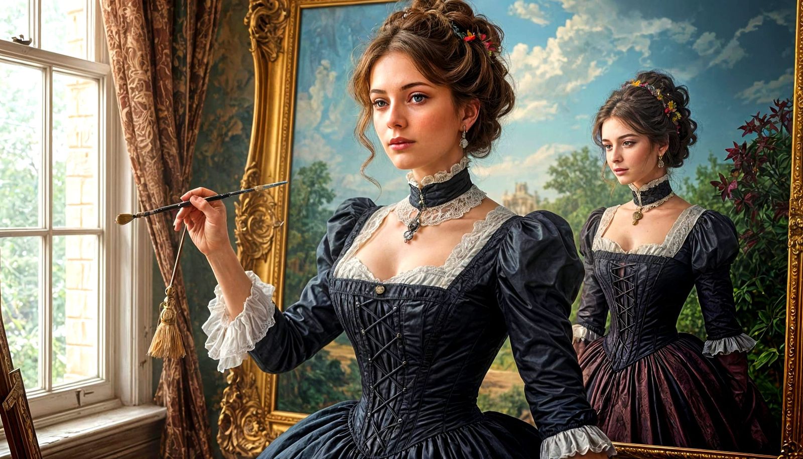 Victorian Woman Comes to Life in Hyperrealistic Art