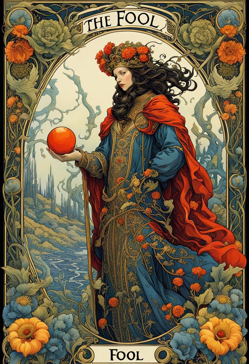 I love this, the Fool has an orange