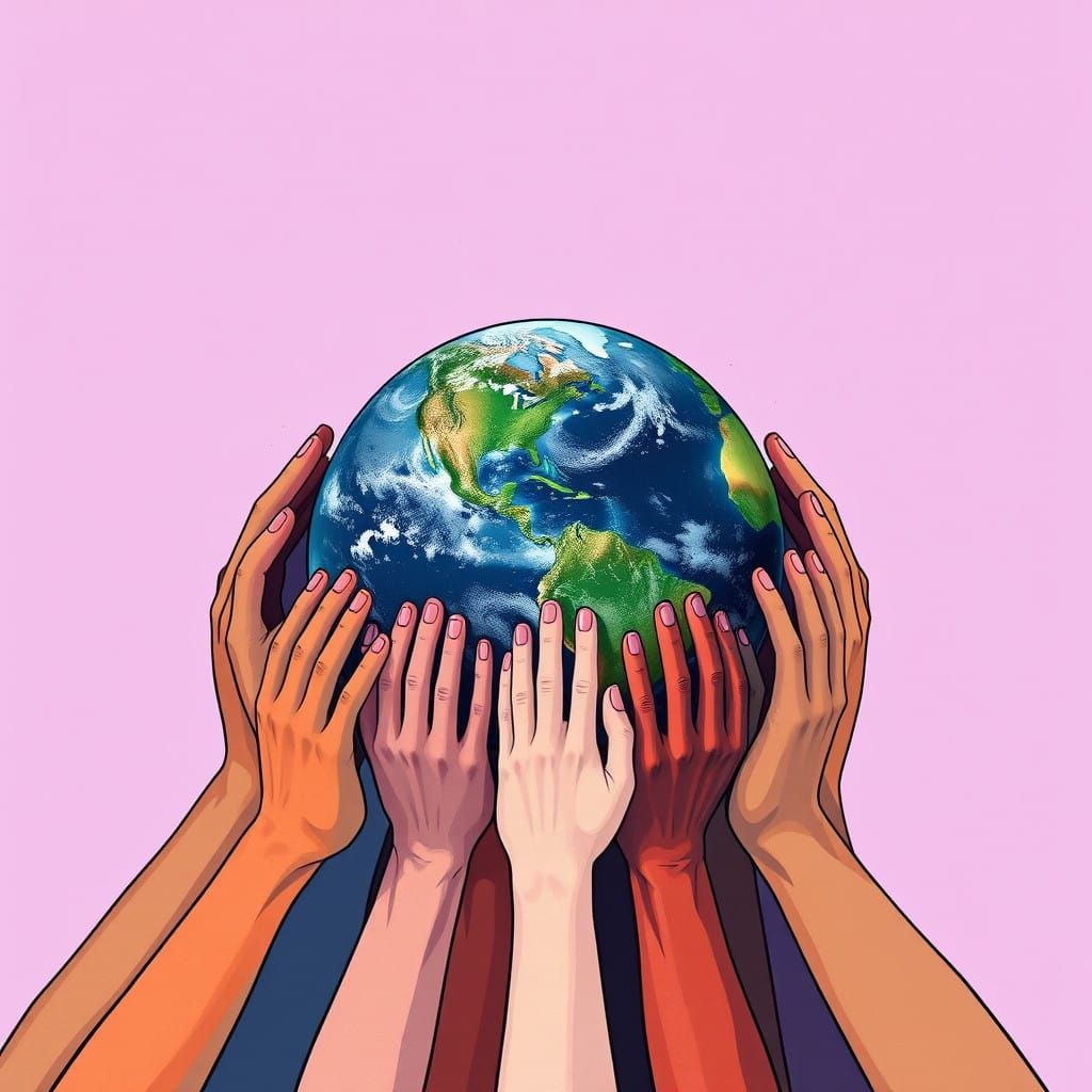 Global Unity in Vibrant Splendor