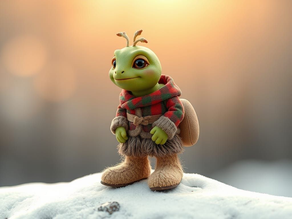 Dibble Sprout Squidge Suprareal Freestanding Grapheme Wearing Mukluks