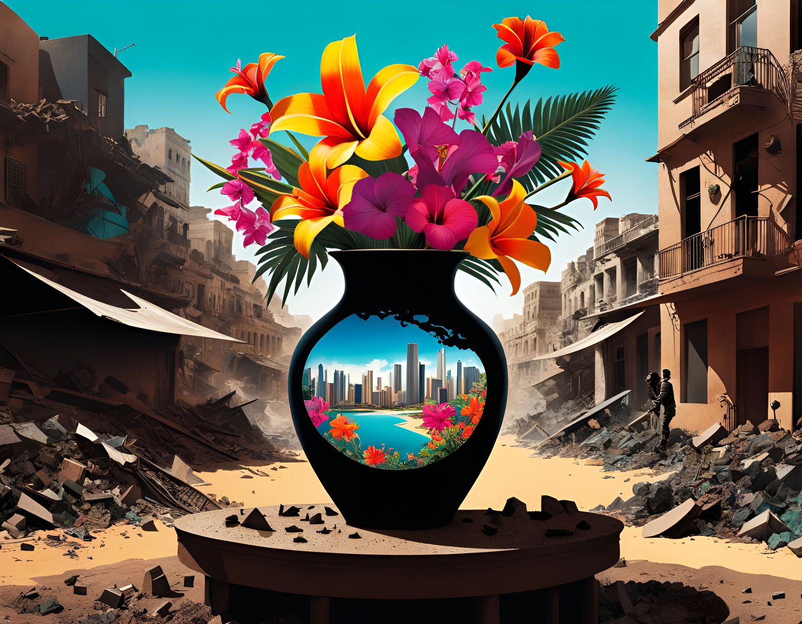 Still life with collateral damage  ☮️🕊️🇺🇦🇮🇱🇵🇸 🇺🇸🪷🌻