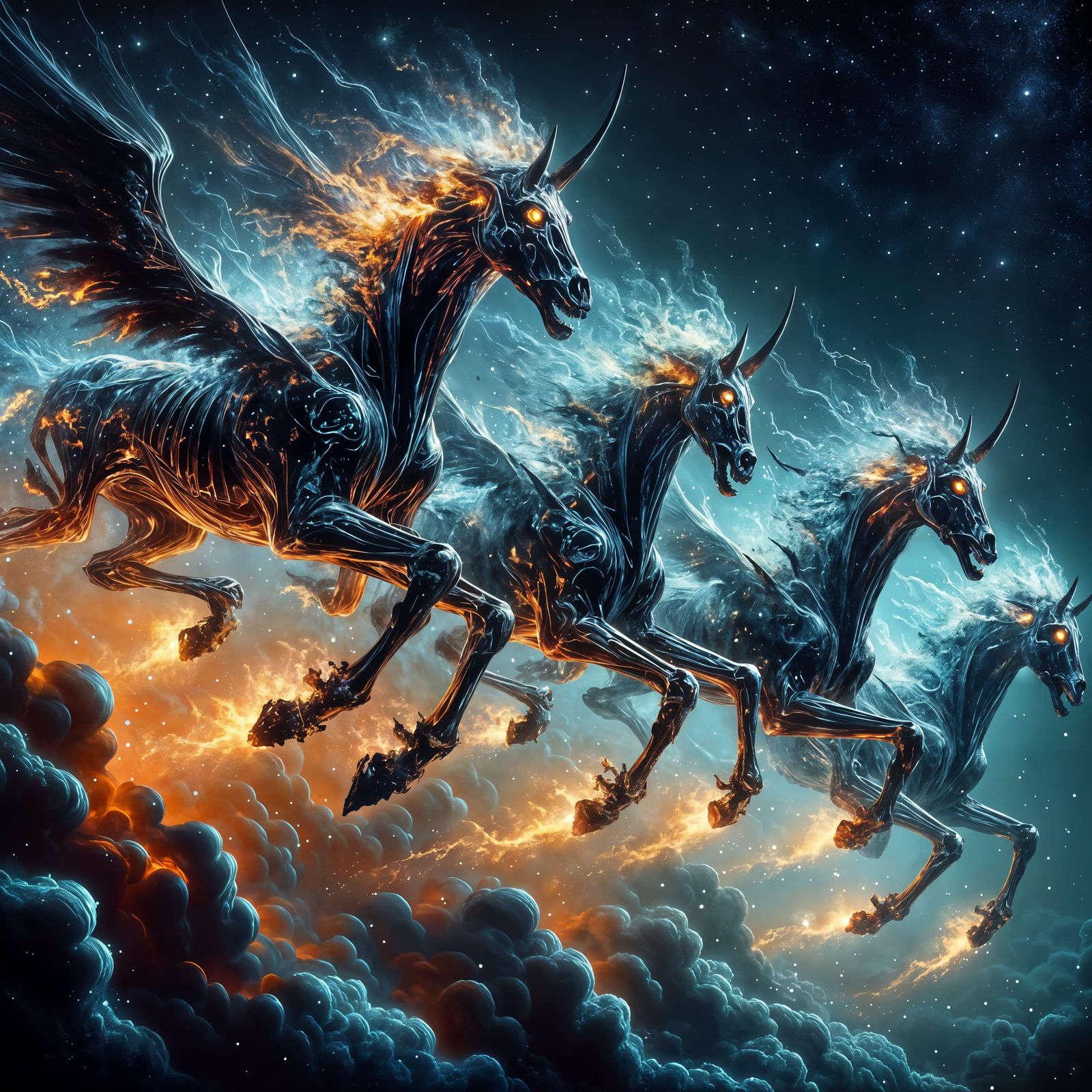 Spectral Riders Blaze Across the Celestial Sphere