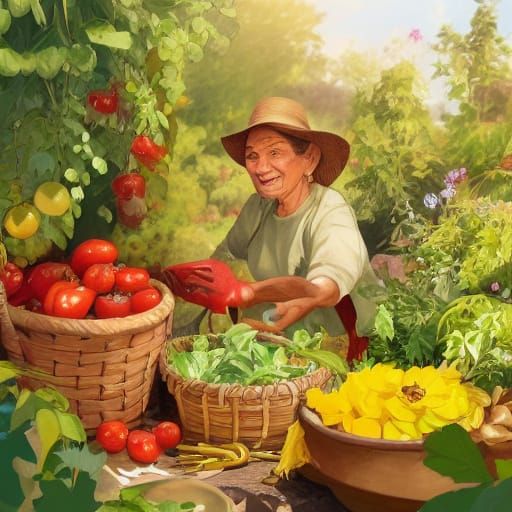 Gardening is cheaper than therapy and you get tomatoes, bean...