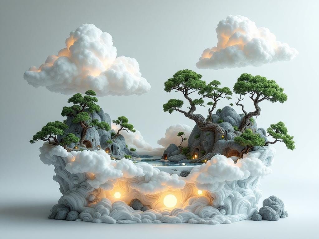 Miniature Noah's Arcology Archipelago