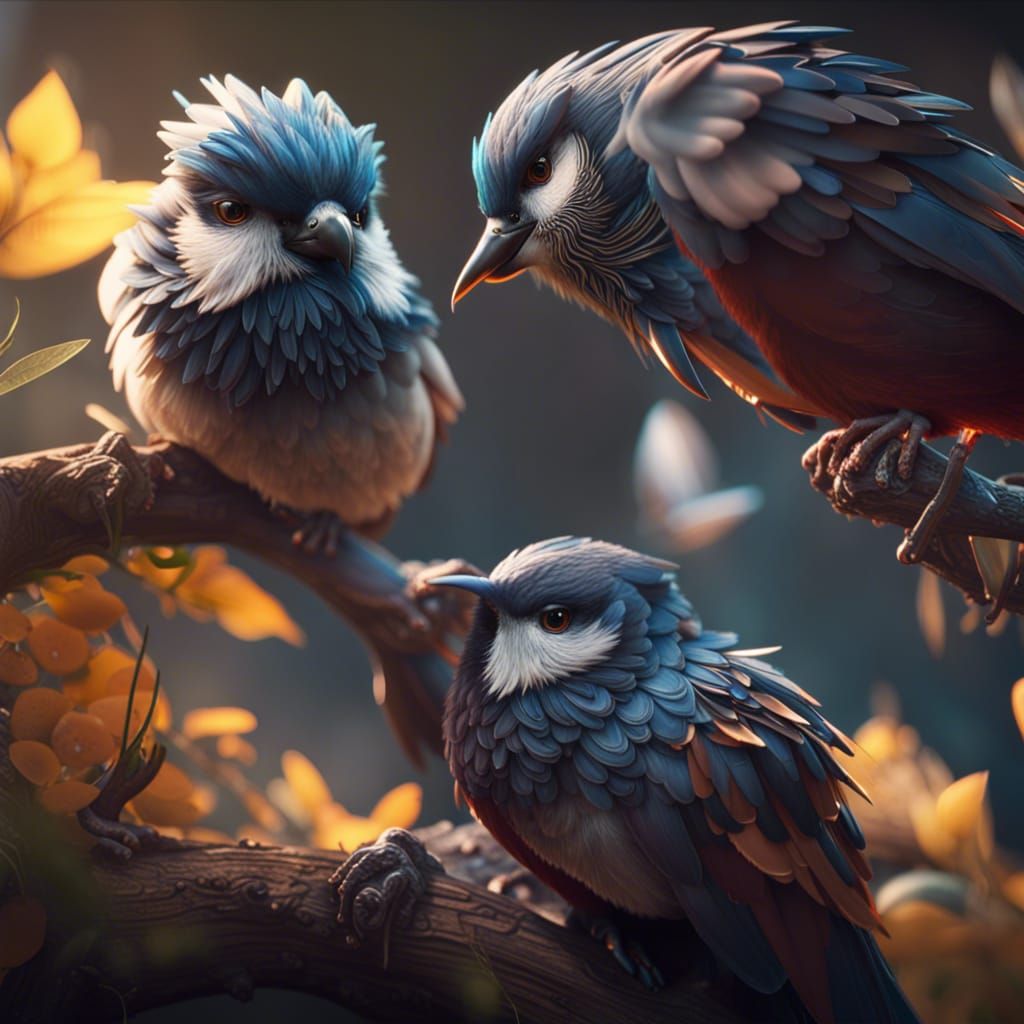 Birds in Love: 3D Cinematic Masterpiece