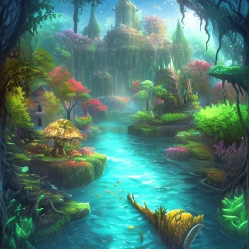 Vibrant Underwater RPG Overworld in Unreal Engine 5