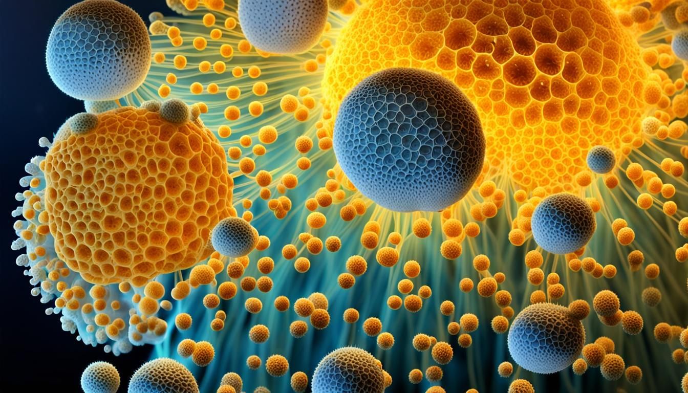 Microbial Cosmic Eukaryotes with Photovoltaic Shading