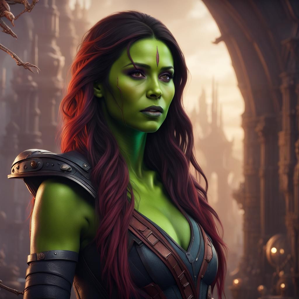 Nina Dobrev as Gamora