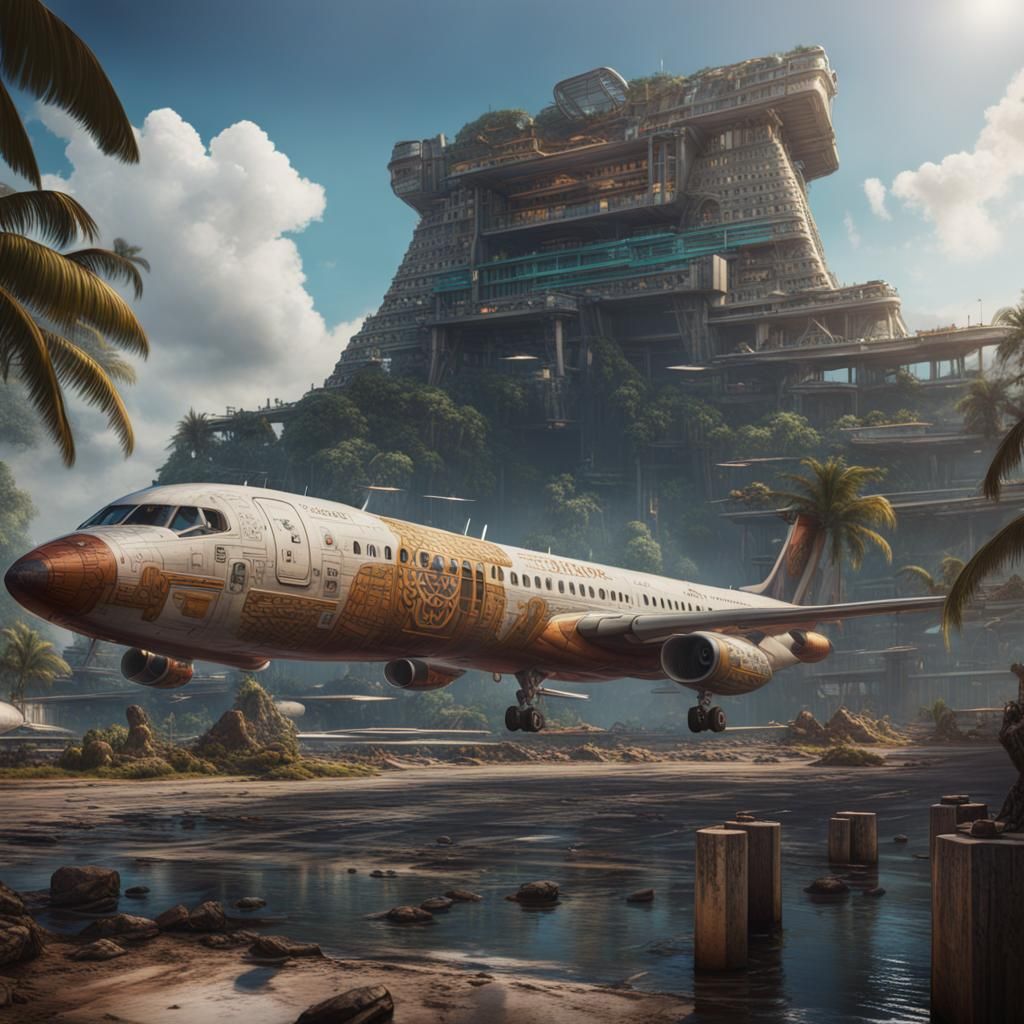 Modern Mayan airport