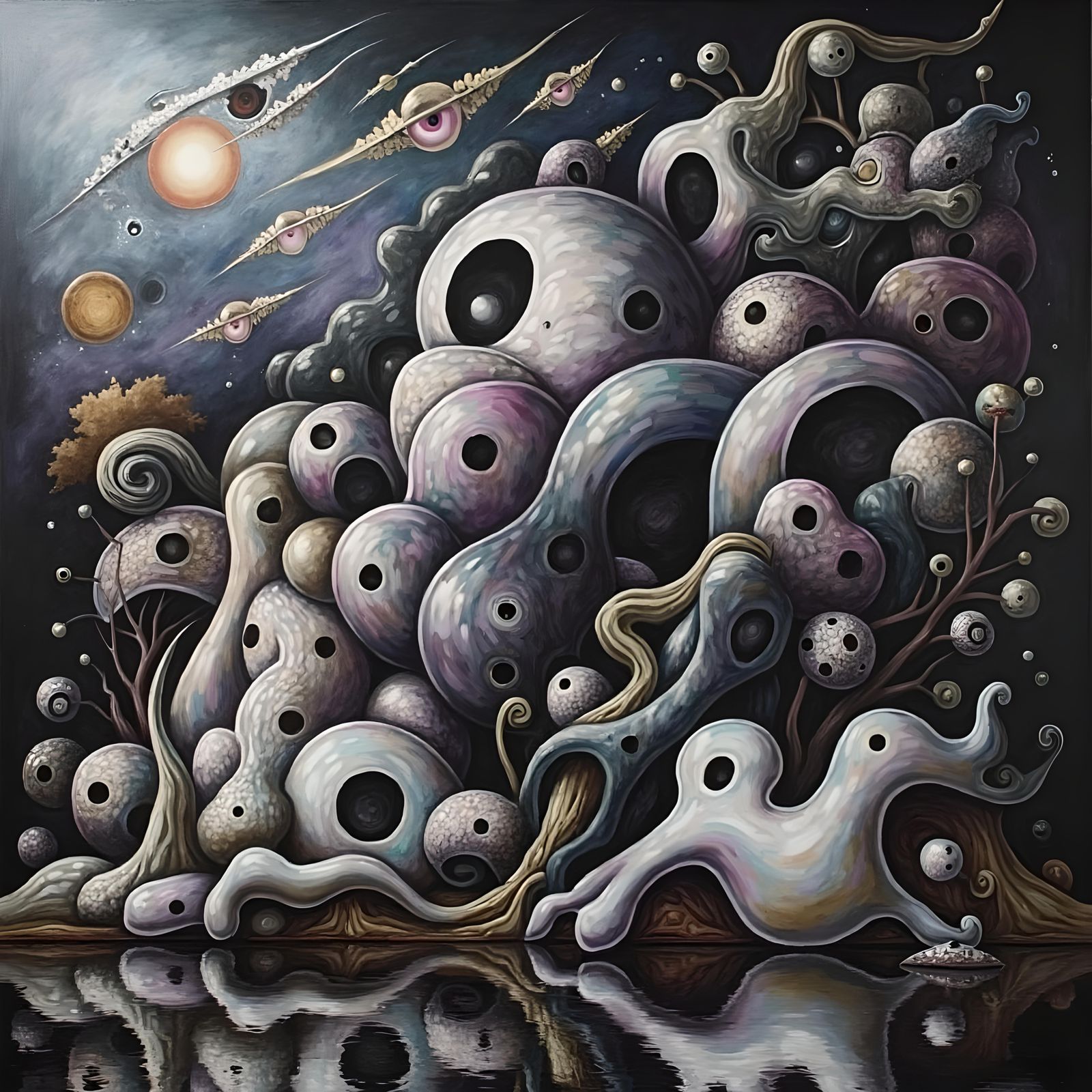 surreal abstract painting